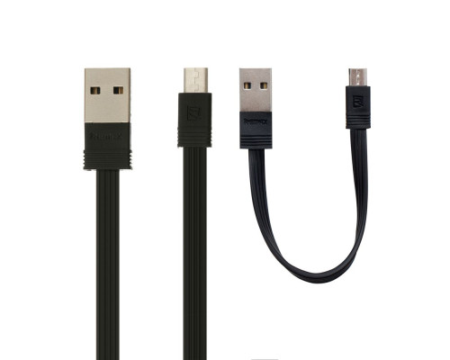 Кабель USB Remax RC-062m Tengy Micro 2pcs (1m+0.16m) Колір Чорний