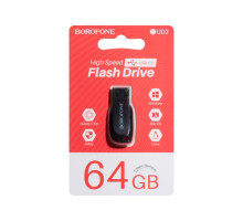 USB флеш-накопичувач Borofone BUD2 USB 2.0 64GB Колір Чорний 6931474714862