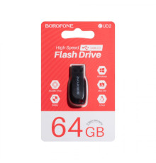 USB флеш-накопичувач Borofone BUD2 USB 2.0 64GB Колір Чорний