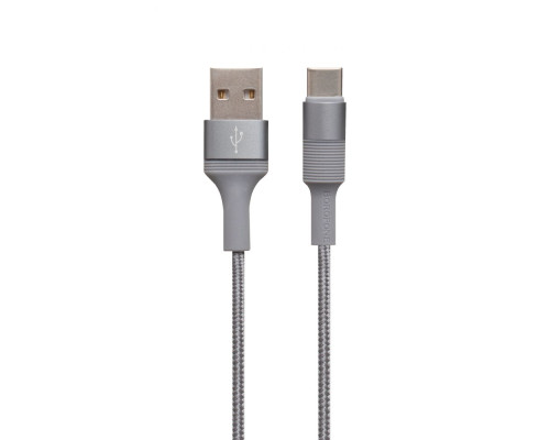 Кабель USB Borofone BX21 Type-C Колір Сірий