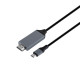 Кабель USB Type-C/HDMI 2m 4k (A41) Колір Чорний