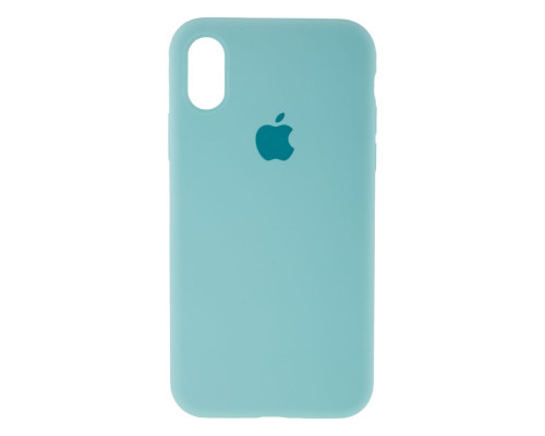Чохол Silicone Case Full Size (AA) для iPhone X/Xs 16.Blue ma23277_1024987 2020000152880