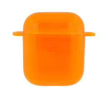 Футляр для навушників AirPods 1/2 Neon Color Колір 6, Orange 2020000239543