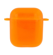 Футляр для навушників AirPods 1/2 Neon Color Колір 6, Orange 2020000239543