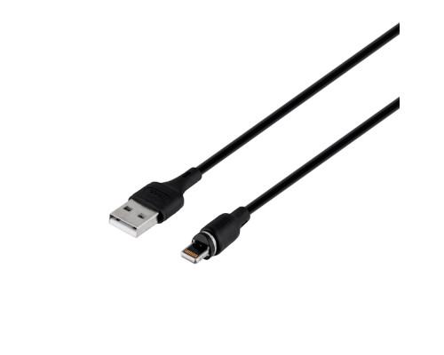 Кабель USB Hoco X52 Sereno magnetic Lightning Колір Чорний 6931474735522