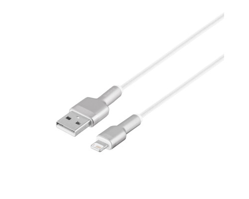 Кабель USB Baseus USB to Lightning 2.4A CALJK-A Колір Бiлий, 02