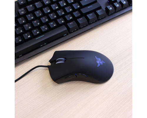 USB Миша Razer DeathAdder Chroma Колір Чорно-Зелений 8886419331865