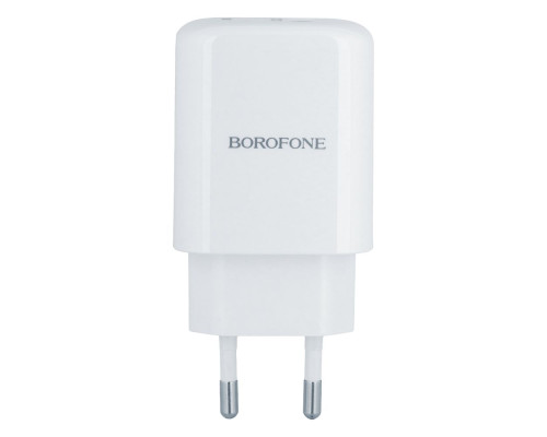 Мережевий Зарядний Пристрій Borofone BN4 PD 20W QC3.0 Колір Бiлий