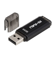 USB флеш-накопичувач Hi-Rali Stark 64gb Колір Чорний 4711472588724