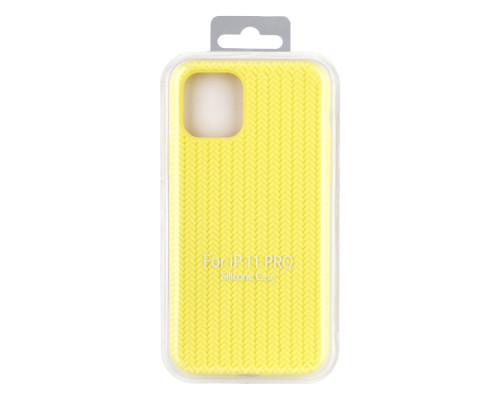 Чохол Silicone Knitted для iPhone 11 Pro Copy Колір 10, Lime