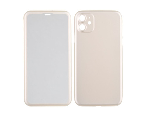 Чохол Double Sided для iPhone 11 Колір White