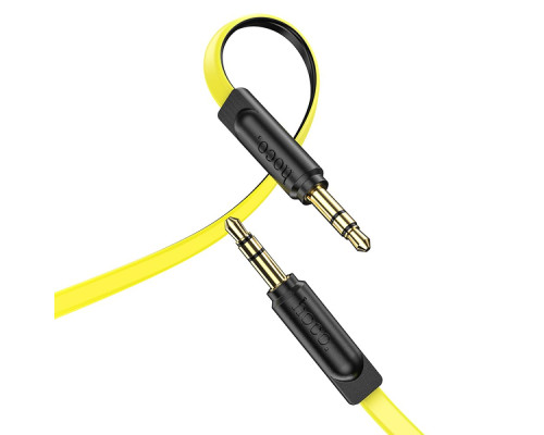 Кабель Aux Hoco UPA16 audio cable Колір Жовтий 6931474745378