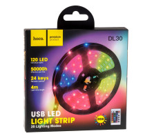 LED Стрічка Hoco DL30 4м 5050 Колір Чорний