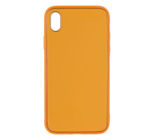 Чохол Leather Gold with Frame without Logo для iPhone Xr Колір 12, Peach 2020000265085