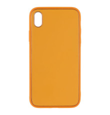 Чохол Leather Gold with Frame without Logo для iPhone Xr Колір Peach 2020000265085