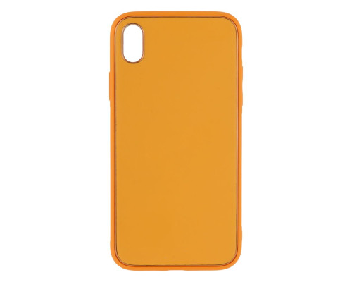 Чохол Leather Gold with Frame without Logo для iPhone Xr Колір 12, Peach 2020000265085