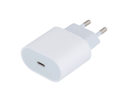 Мережевий Зарядний Пристрій Apple 5V 2A USB-C Тех.пак. LOGO Колір Бiлий 2020000270171