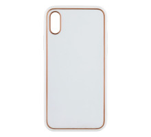 Чохол Leather Gold with Frame without Logo для iPhone X/Xs Колір 13, White 2020000264958