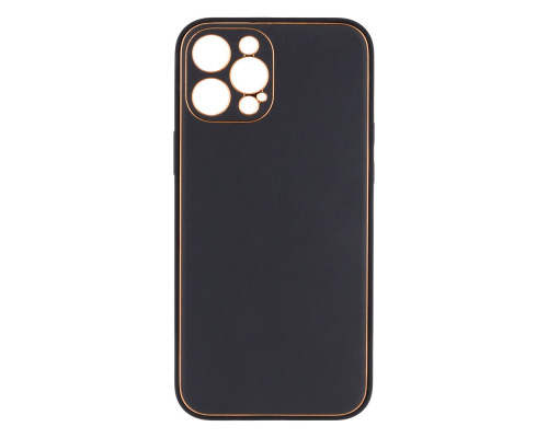 Чохол Leather Gold with Frame without Logo для iPhone 12 Pro Max Колір 12, Peach