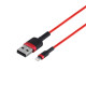 Кабель USB Baseus USB to Lightning 2.4A CALKLF-B Колір Чорно-Червоний, 19 6953156274983