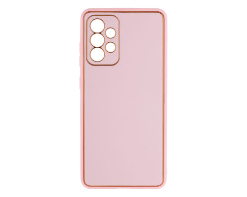 Чохол Leather Gold with Frame without Logo для Samsung A52 4G Колір 7, Mint