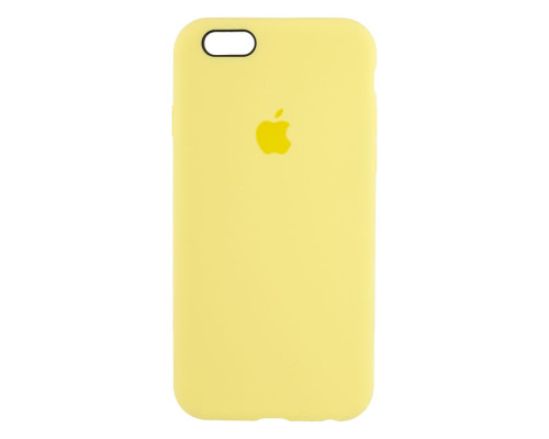 Чохол Silicone Case Full Size (AA) для iPhone 6/6s Колір 51.Mellow yellow 2020000202196