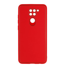 Чохол Leather Gold with Frame without Logo для Xiaomi Redmi Note 9 Колір 1, Red