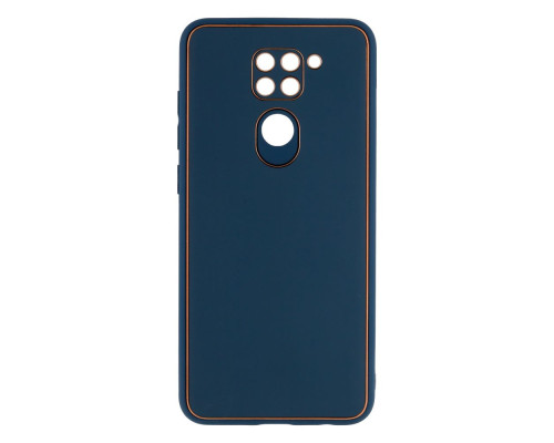 Чохол Leather Gold with Frame without Logo для Xiaomi Redmi Note 9 Колір 1, Red