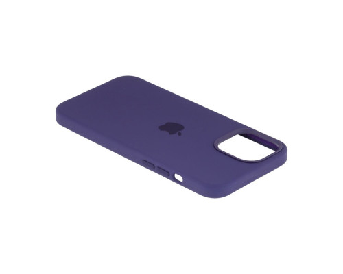 Чохол Silicone Case with MagSafe+SplashScreen для iPhone 12 Pro Max Колір 7, Plum
