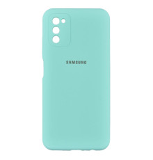 Чохол Full Case HQ with frame для Samsung A03s (164mm) Колір 21, Sea blue 2020000284086