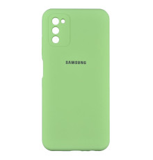 Чохол Full Case HQ with frame для Samsung A03s (164mm) Колір 01, Mint 2020000283997