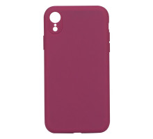 Чохол Silicone Case Full Camera no logo для iPhone Xr Колір 63, Garnet 2020000293040