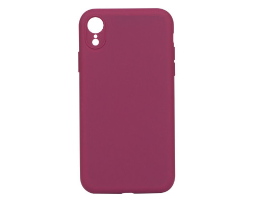 Чохол Silicone Case Full Camera no logo для iPhone Xr Колір 63, Garnet 2020000293040