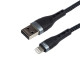 Кабель USB Remax RC-C006A Lightning Колір Чорний