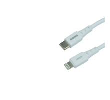 Кабель USB Remax RC-068i PD 20W Type-C to Lightning Колір Бiлий 6954851224341