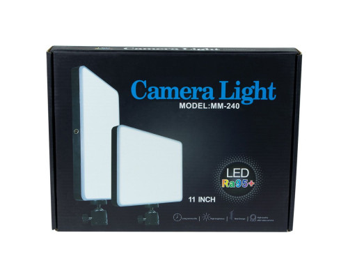 Лампа LED Camera Light 23cm Remote (MM-240) Колір Чорний