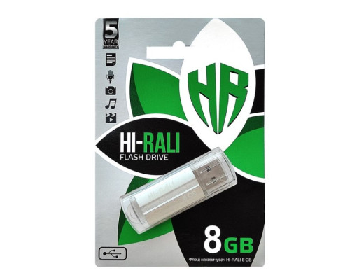 USB флеш-накопичувач Hi-Rali Corsair 8gb Колір Нефріт