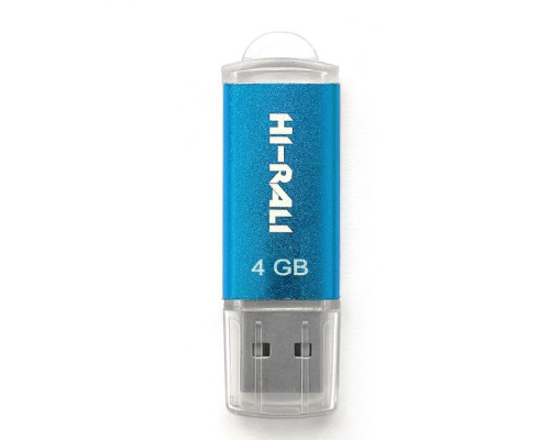 USB флеш-накопичувач Hi-Rali Rocket 4gb Колір Синій