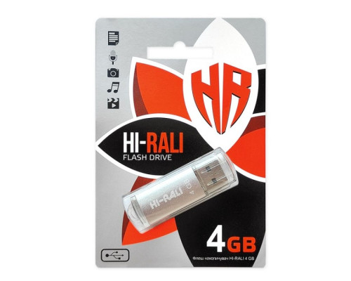 USB флеш-накопичувач Hi-Rali Rocket 4gb Колір Синій