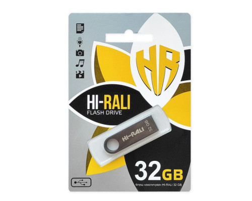 USB флеш-накопичувач Hi-Rali Shuttle 32gb Колір Золотой