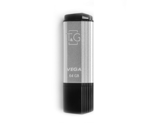 USB флеш-накопичувач T&G 64gb Vega 121 Колір Стальний
