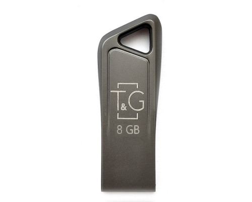 USB флеш-накопичувач T&G 8gb Metal 114 Колір Чорний