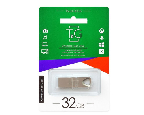 USB флеш-накопичувач T&G 32gb Metal 117 Колір Золотий