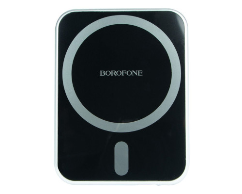 Автотримач Borofone BH43 Xperience Magnetic Wireless 15W Колір Чорно-Сталевий 6931474746450