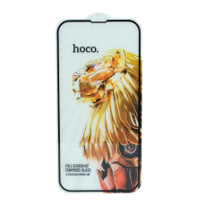 ПОШТУЧНО Захисне скло Hoco G9 HD for Apple Iphone 13/13 Pro/14 Колір Чорний