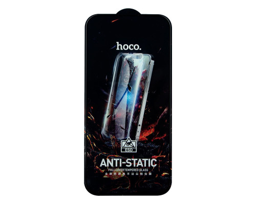 ПОШТУЧНО Захисне скло Hoco G10 HD Anti-static for Apple Iphone 14 Pro Max Колір Чорний