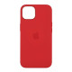 Чохол Silicone Case with MagSafe для iPhone 13 Колір 07.Red