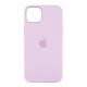 Чохол Original Silicone+MagSafe для iPhone 14 Plus Колір 8, Бузина