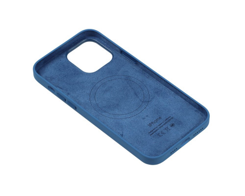 Чохол Silicone Case with MagSafe для iPhone 13 Pro Max Колір 11.Blue Fog