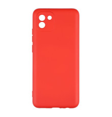 Чохол Full Case TPU+Silicone Touch No Logo для Samsung A03 4G Колір 14, Червоний 2020000327059